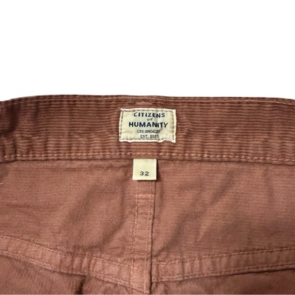 Citizens of Humanity Premium Vintage Dusty Rose Standard Slim Corduroy Pants 32 - Picture 9 of 14